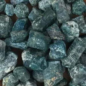 raw blue apatite