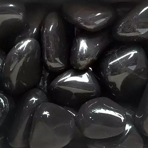 Black Onyx Tumbled Stone - Polished Black Stone - Magic Crystals