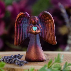 Small Raku Angel at DreamingGoddess.com