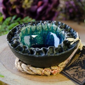 Small Raku Crater Bowl at DreamingGoddess.com