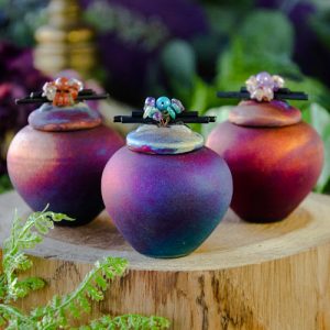 Mini Raku Dream Jar at DreamingGoddess.com