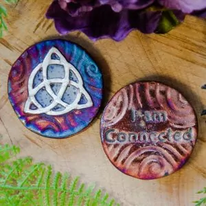 Celtic Trinity Spirit Medallion at DreamingGoddess.com