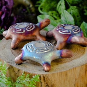Raku Fetish Turtle at DreamingGoddess.com