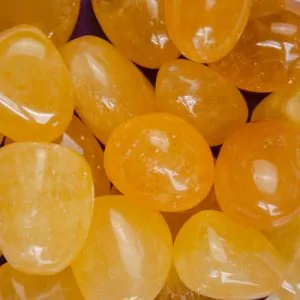 Tumbled Orange Calcite at DreamingGoddess.com