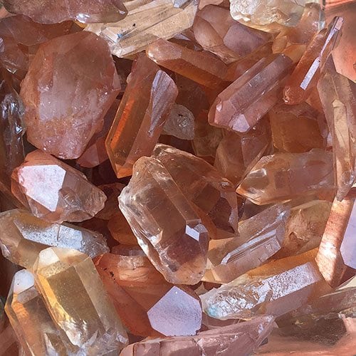 tangerine quartz crystal healing properties