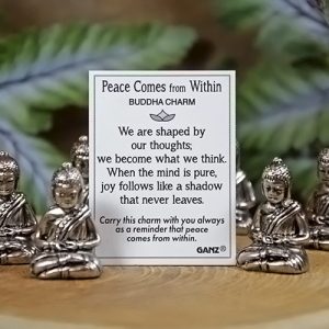 Peace Within Buddha Charm