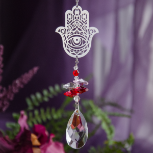 Hamsa Crystal Sun Drop at DreamingGoddess.com