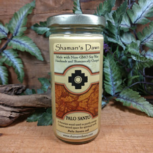 Shaman's Dawn Palo Santo Candle at DreamingGoddess.com