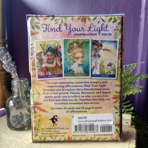 Find Your Light Inspiration Deck at DreamingGoddess.com