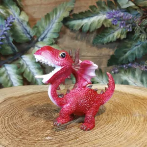 Mini Red Dragon Statuette