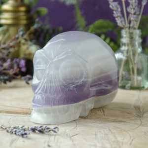 Fluorite Traveler Skull at DreamingGoddess.com