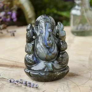 Labradorite Ganesh at DreamingGoddess.com