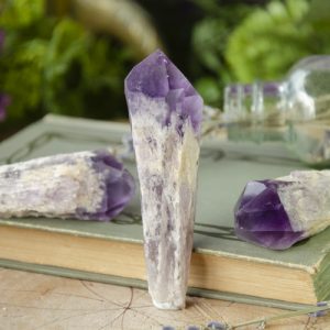 Amethyst Root Point at DreamingGoddess.com