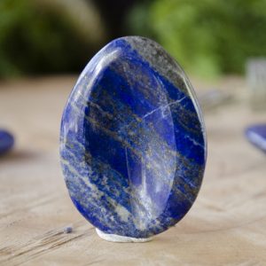Lapis Lazuli Worry Stone at DreamingGoddess.com