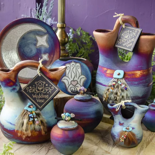 Raku Pottery at DreamingGoddess.com