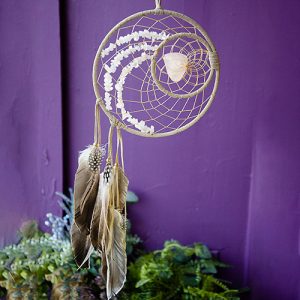 Rose Quartz Dreamcatcher at DreamingGoddess.com
