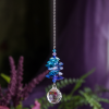 Crystal Cascade Moonlight Ball Suncatcher at DreamingGoddess.com
