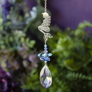 Mermaid Crystal Fantasy Suncatcher at DreamingGoddess.com