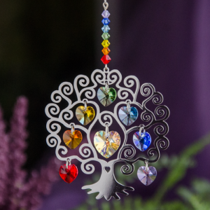 Tree of Life Crystal Suncatcher at DreamingGoddess.com