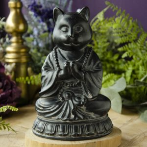 Cat Buddha Statue at DreamingGoddess.com