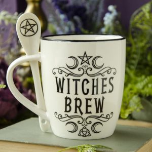 Mug ~ Witches Brew Mug & Spoon Set at DreamingGoddess.com