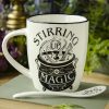 Mug ~ Stirring Up Magic Mug & Spoon Set at DreamingGoddess.com
