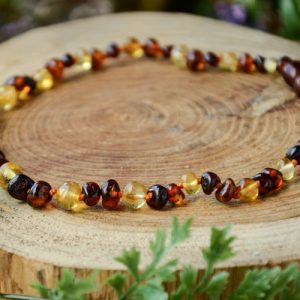 Amber Teething Necklace at DreamingGoddess.com