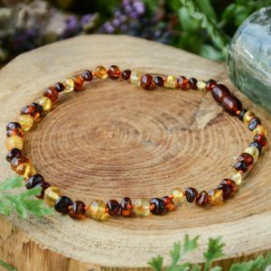 Amber Teething Necklace at DreamingGoddess.com