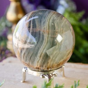 Blue Onyx Sphere at DreamingGoddess.com