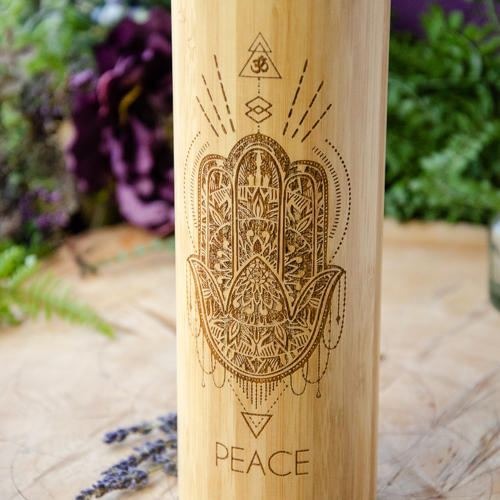 Peace Bamboo Tumbler 16.9oz Peace