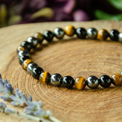 Hematite and deals tiger eye bracelet