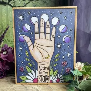 Reach for the Stars Block Sign at DreamingGoddess.com