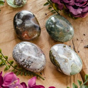 Ocean Jasper Palm Stones at DreamingGoddess.com