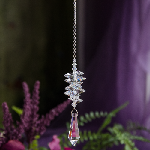 Crystal Cascade Suncatcher ~ Ice Icicle ~ Dreaming Goddess