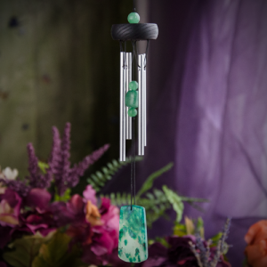 Woodstock Precious Stone Jade Chime at DreamingGoddess.com