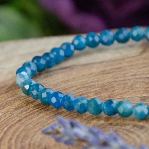 Faceted Apatite Bracelet at DreamingGoddess.com