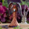 Large Raku Spirit Angel at DreamingGoddess.com