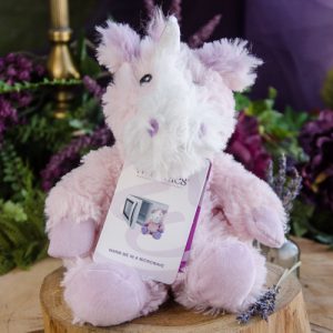 Warmies Stuffed Pink Unicorn at DreamingGoddess.com