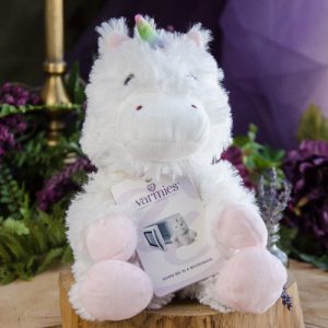 Warmies Stuffed White Unicorn at DreamingGoddess.com