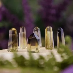 Natural Citrine Points at DreamingGoddess.com