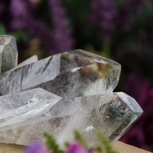 Lodolite Chlorite and Hematite Cluster at DreamingGoddess.com