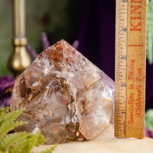 Point ~ Elestial Smoky Quartz with Lodolite Inclusions ~ Dreaming