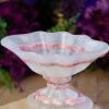 Fluted Rhodochrosite and Calcite Bowl at DreamingGoddess.com