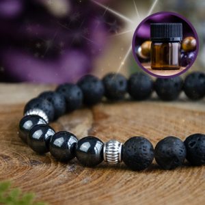 Lava Diffuser and Hematite Bracelet at DreamingGoddess.com