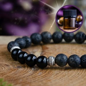 Lava Diffuser and Onyx Bracelet at DreamingGoddess.com