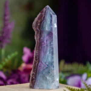 Raw Edge Fluorite Tower at DreamingGoddess.com