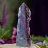 Raw Edge Fluorite Tower at DreamingGoddess.com