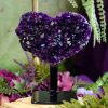 Amethyst Heart with Stand at DreamingGoddess.com