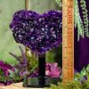 Amethyst Heart with Stand at DreamingGoddess.com
