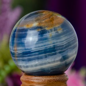 Blue Onyx Sphere at DreamingGoddess.com